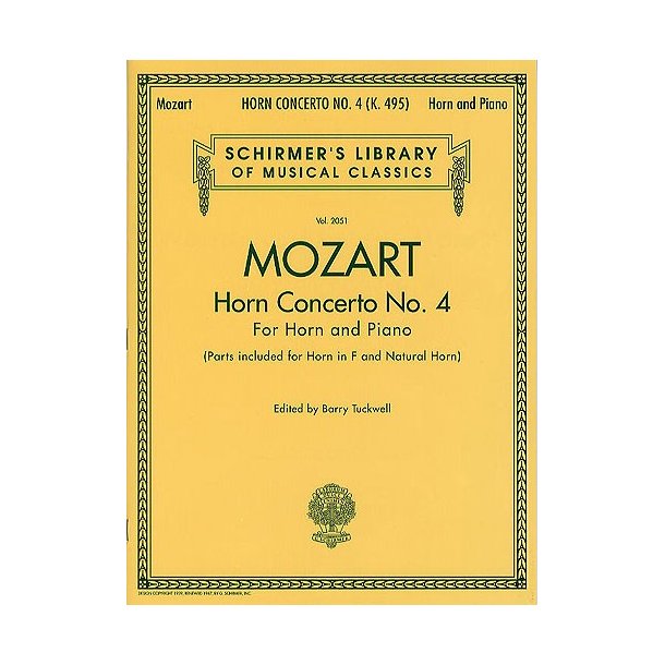 W.A. Mozart: Horn Concerto No.4