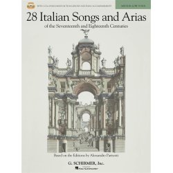 28 Italian Songs And Arias Of The 17th And 18th Centuries - Medium Low Voice (Book/2 CDs)
