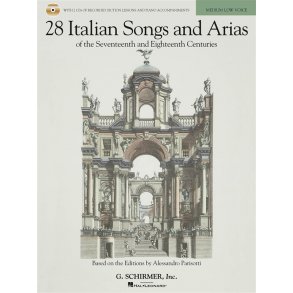 28 Italian Songs And Arias Of The 17th And 18th Centuries - Medium Low Voice (Book/2 CDs)