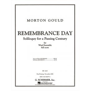 Remembrance Day - Full Score