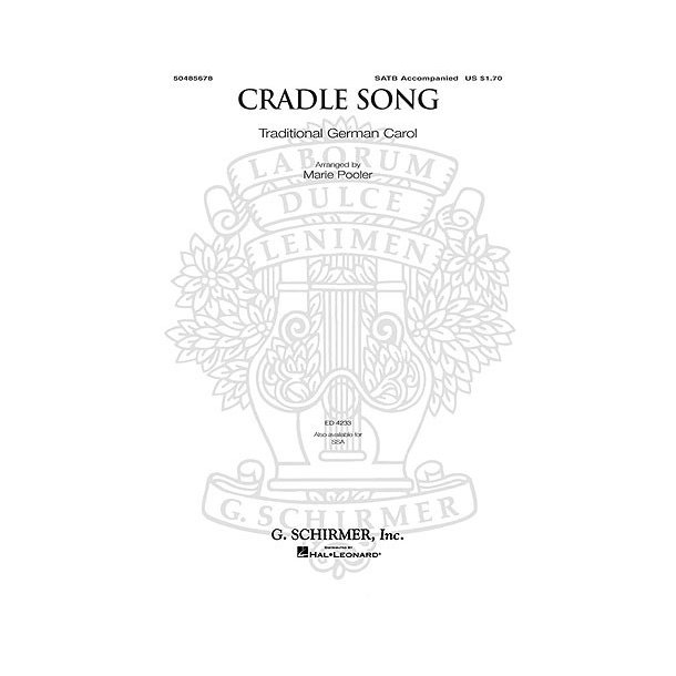 Arr. Marie Pooler: Cradle Song