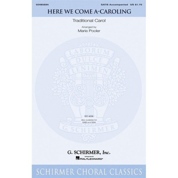 Arr. Marie Pooler: Here We Come A-Caroling