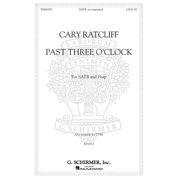 Arr. Cary Ratcliff: Past Three O'Clock
