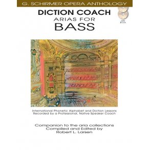 Schirmr Opera Anth Dicton Bass Bk/Cd