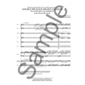 Arr. Cary Ratcliff: Angels We Have Heard On High (Les Anges Dans Nos Compagnes)
