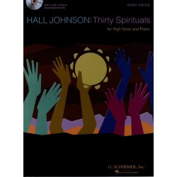 Hall Johnson: Thirty Spirituals For High Voice (Book/CD)