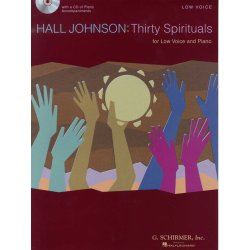 Hall Johnson: Thirty Spirituals For Low Voice (Book/CD)