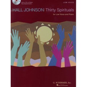 Hall Johnson: Thirty Spirituals For Low Voice (Book/CD)