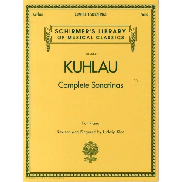 Friedrich Kuhlau: Complete Sonatinas For Piano