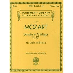 W.A. Mozart: Sonata In G For Violin and Piano K.301