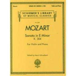 W.A. Mozart: Sonata In E Minor For Violin and Piano K.304