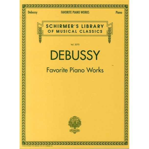 Claude Debussy: Favourite Piano Works