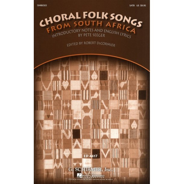 Choral Folk Songs From South Africa