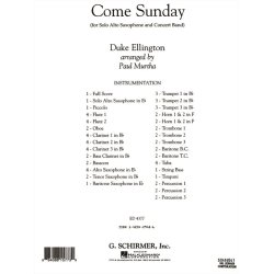 Ellington Duke Come Sunday Full Score