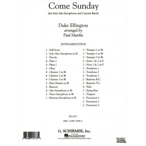 Ellington Duke Come Sunday Full Score
