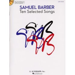 Samuel Barber: Ten Selected Songs - Low Voice (Book and CD)