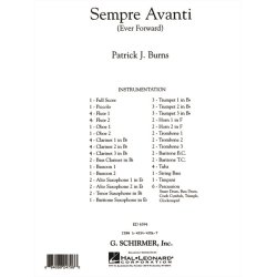 Burns Patrick A Sempre Avanti Full Score