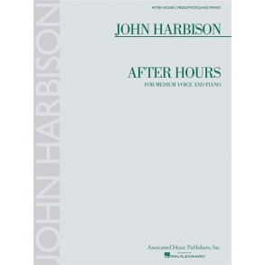 John Harbison: After Hours - Medium Voice/Piano