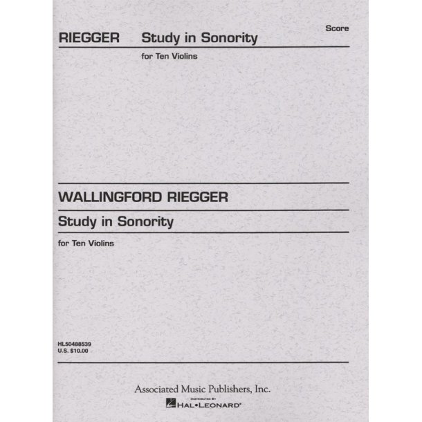 Study in Sonority, Op. 7