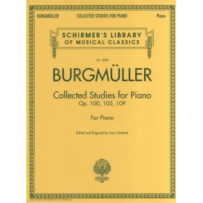 Johann Friedrich Burgmller: Collected Studies For Piano - Op.100, Op.105, Op.109