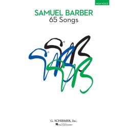 Samuel Barber: 65 Songs - High Voice