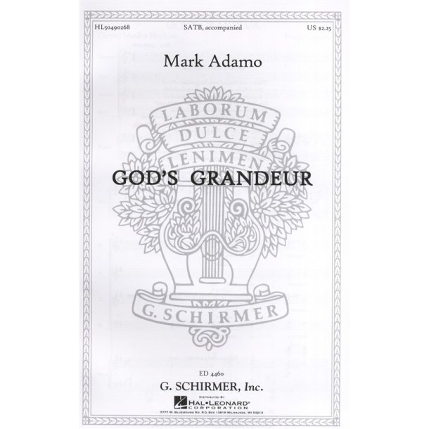 Mark Adamo: God's Grandeur