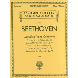 Ludwig Van Beethoven: Complete Piano Concertos (2 Pianos, 4 Hands)