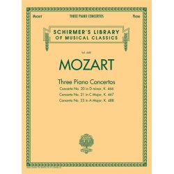 Wolfgang Amadeus Mozart: Three Piano Concertos