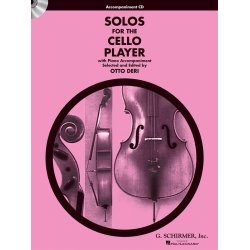 SOLOS FOR THE CELLO PLAYER (ED DERI OTTO) VLC ACCOMPANIMENT CD ONLY