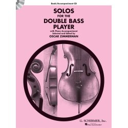 SOLOS FOR THE DOUBLE BASS PLAYER (ED ZIMMERMAN OSCAR) DB BOOK/CD