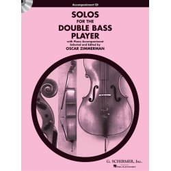 SOLOS FOR THE DOUBLE BASS PLAYER (ED ZIMMERMAN) ACCOMPANIMENT CD
