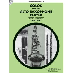 SOLOS FOR THE ALTO SAXOPHONE PLAYER (ED TEAL LARRY) ASAX/PF BOOK/CD
