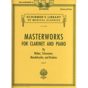 Masterworks For Clarinet And Piano (Book/2CDs)