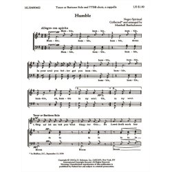 Bartholomew Marshall Humble Ttbb A Cappella With Soloist