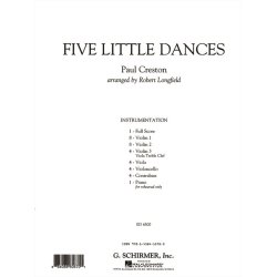 Creston Paul Five Little Dances Orch Full Score