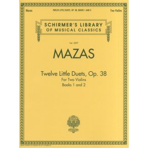 Jacques F. Mazas: Twelve Little Duets For Two Violins Op.38 (Books 1 & 2)