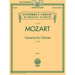 W.A. Mozart: Concerto For Clarinet K.622 - Clarinet/Piano (Book/CD)