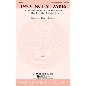 Arr. Emily Crocker: Two English Ayres (SA)