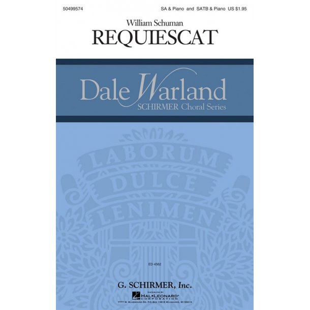 William Schuman: Requiescat