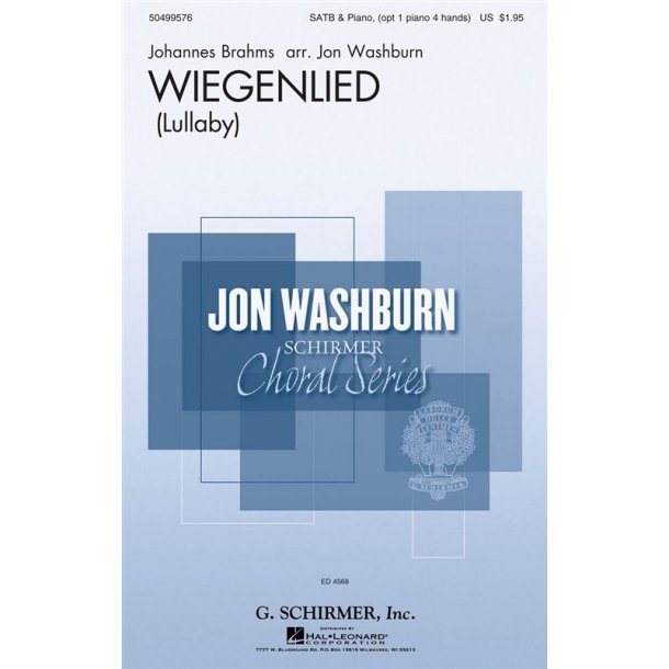 Johannes Brahms: Wiegenlied (Arr. Jon Washburn)