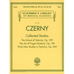 Schirmer's Library of Musical Classics - Czerny: Collected Studies &ndash; Op. 299, Op. 740, Op. 849