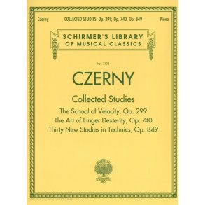 Schirmer's Library of Musical Classics - Czerny: Collected Studies – Op. 299, Op. 740, Op. 849