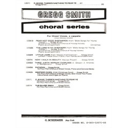 O Jeanie Theres Naething To Fear Ye A Cappella