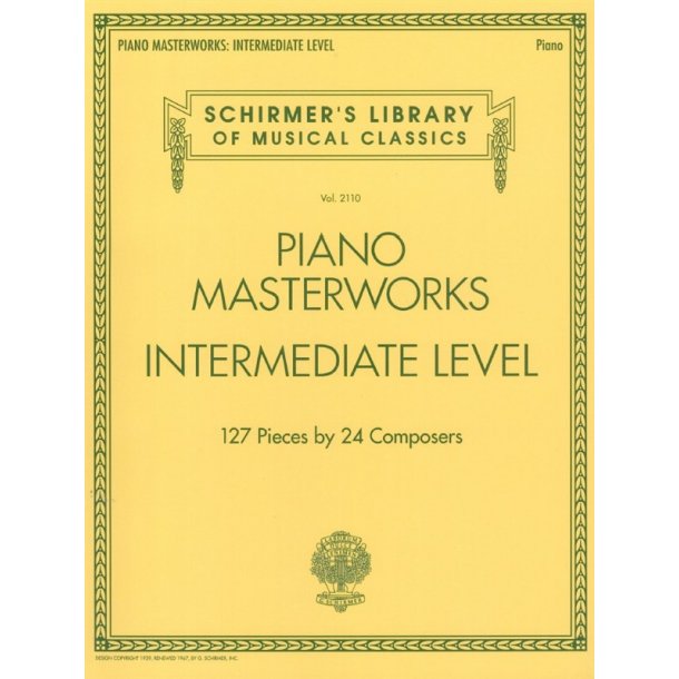 Piano Masterworks: Upper Intermediate Level