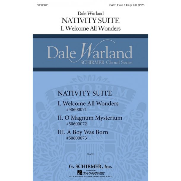 Dale Warland: Welcome All Wonders