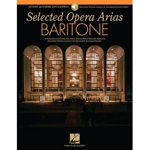 Selected Opera Arias Baritone Edition (Book/Online Audio)