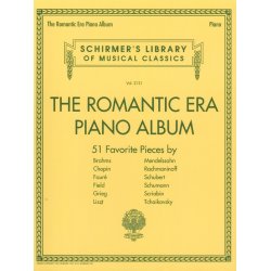 Schirmer's Library Of Musical Classics Volume 2121: The Romantic Era Piano Album