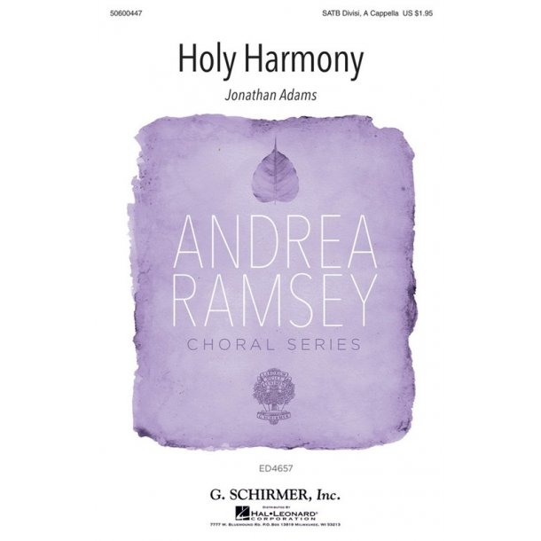 Jonathan Adams: Holy Harmony
