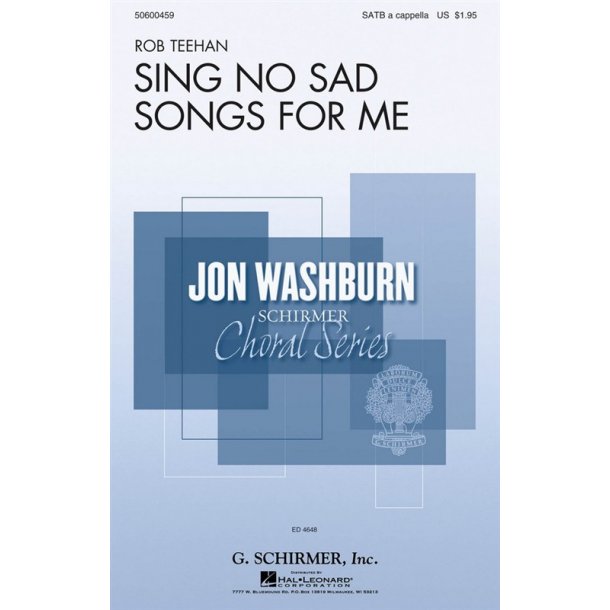 Rob Teehan: Sing No Sad Songs for Me