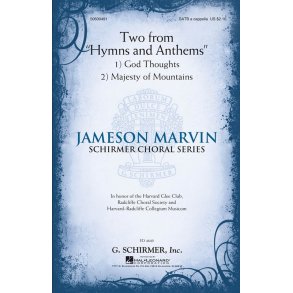 Jameson Marvin: Two From “Hymns And Anthems”